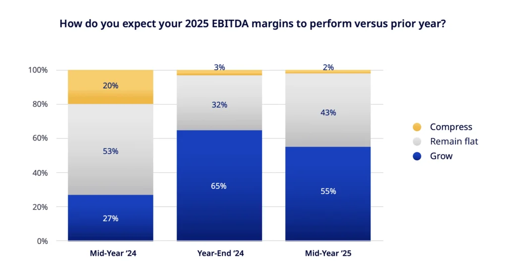 How do you expect your 2025 EBITDA margins to perform versus prior year?